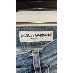 Dolce & Gabbana straight distressed jeans 32x34